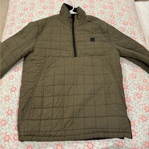 Billabong reversable quarter zip jacket